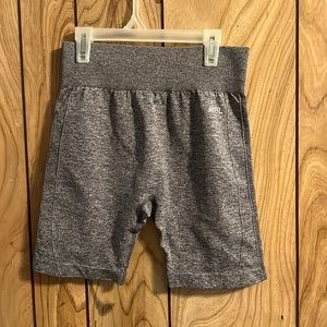AYBL biker shorts : grey : NEVER worn : size L fits M/L